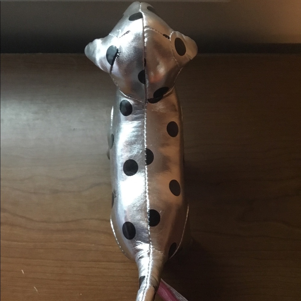 Victoria Secret Silver Foil Polka Dot Dog.